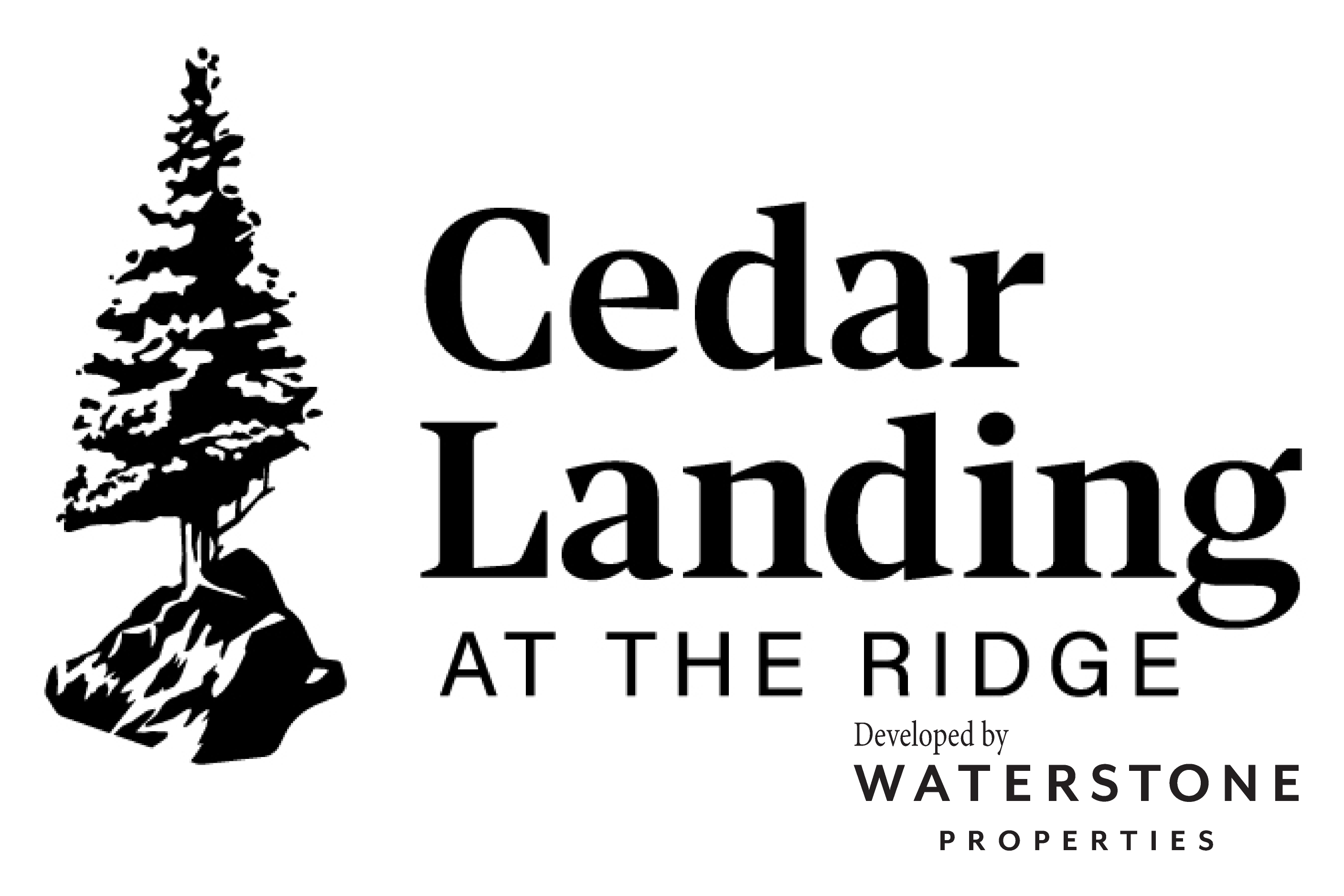 Cedar Landing / Waterstone Properties logo